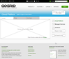 Cloud Platform landing page wireframe - option 1 - User Focus
